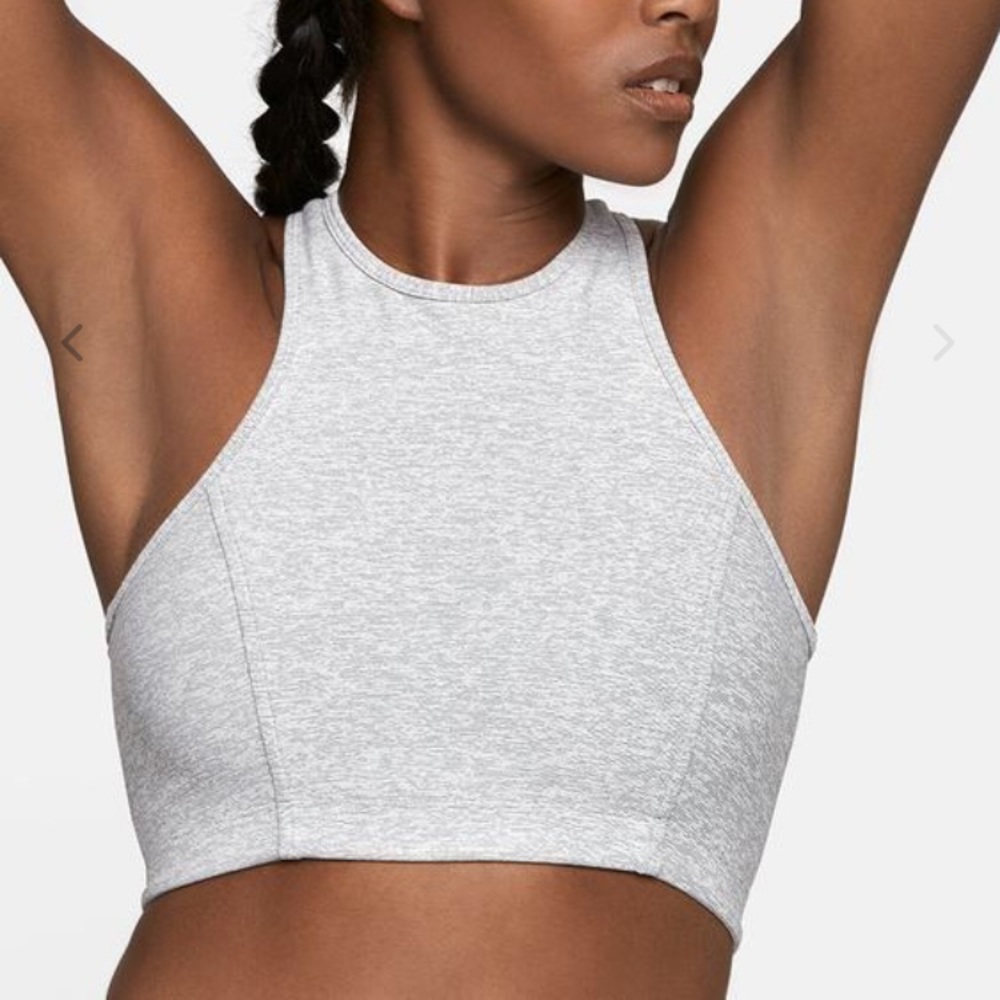 Outdoor Voices Athena top in gray in small